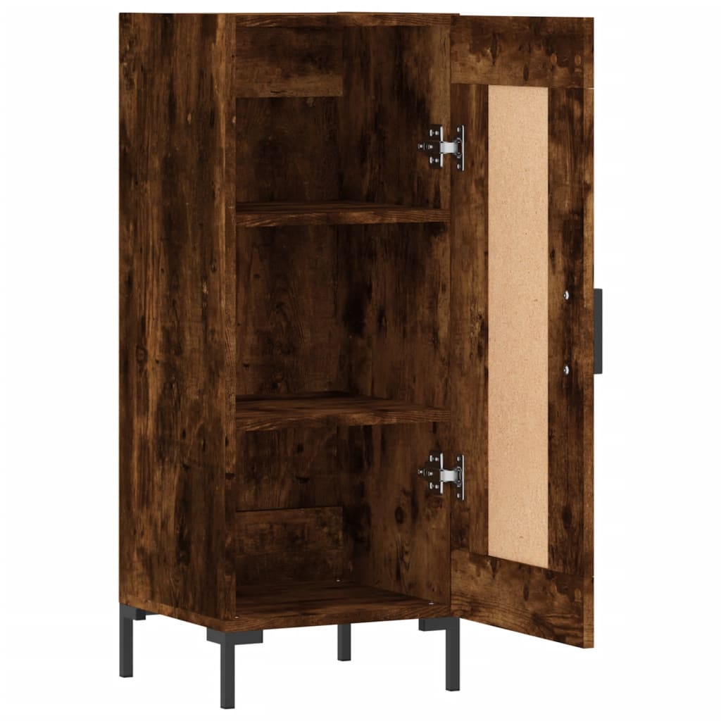 Buffet Chêne fumé 34,5x34x90 cm Bois d'ingénierie - XIOS