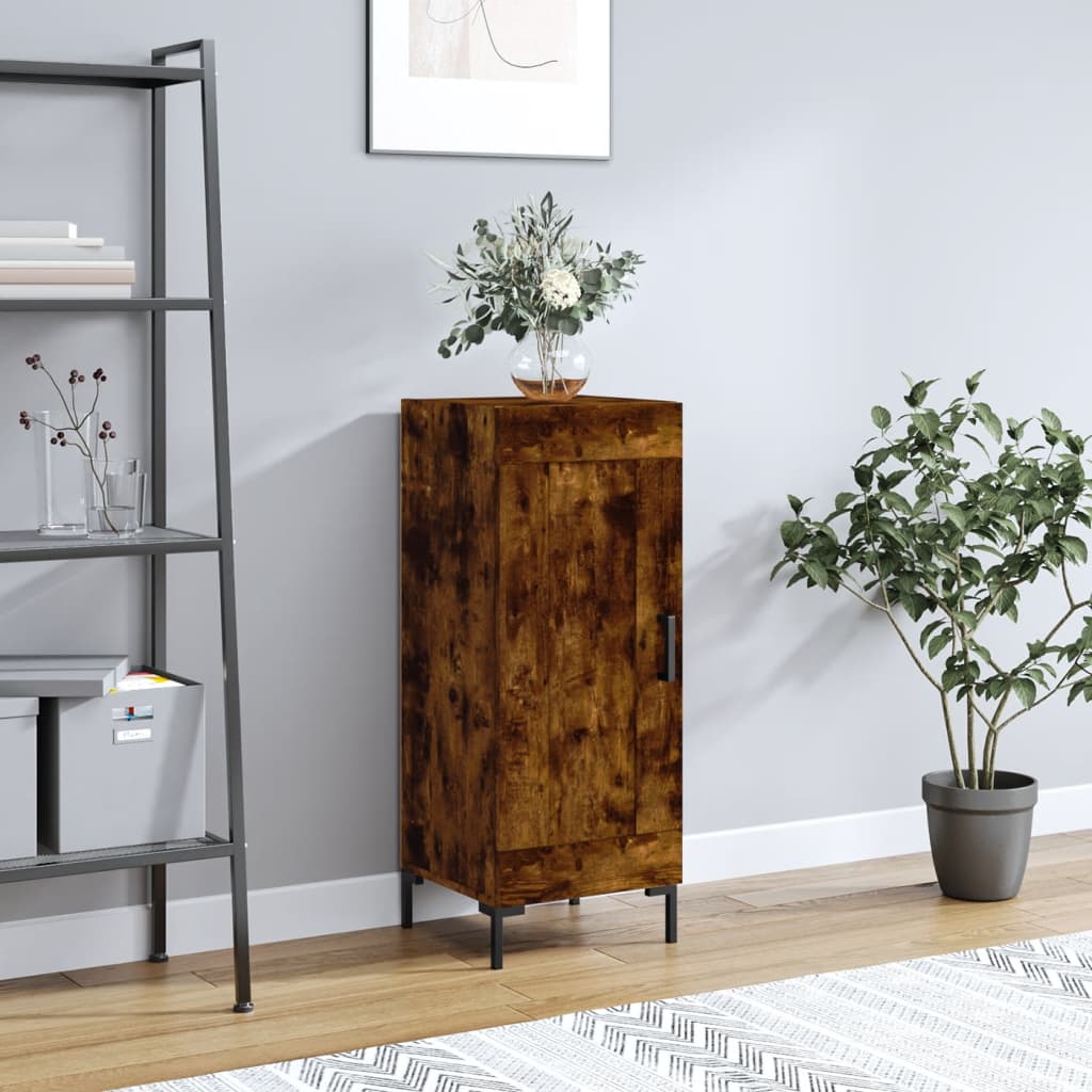 Buffet Chêne fumé 34,5x34x90 cm Bois d'ingénierie - XIOS
