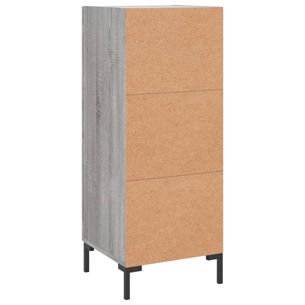 Buffet Sonoma gris 34,5x34x90 cm Bois d'ingénierie - XIOS