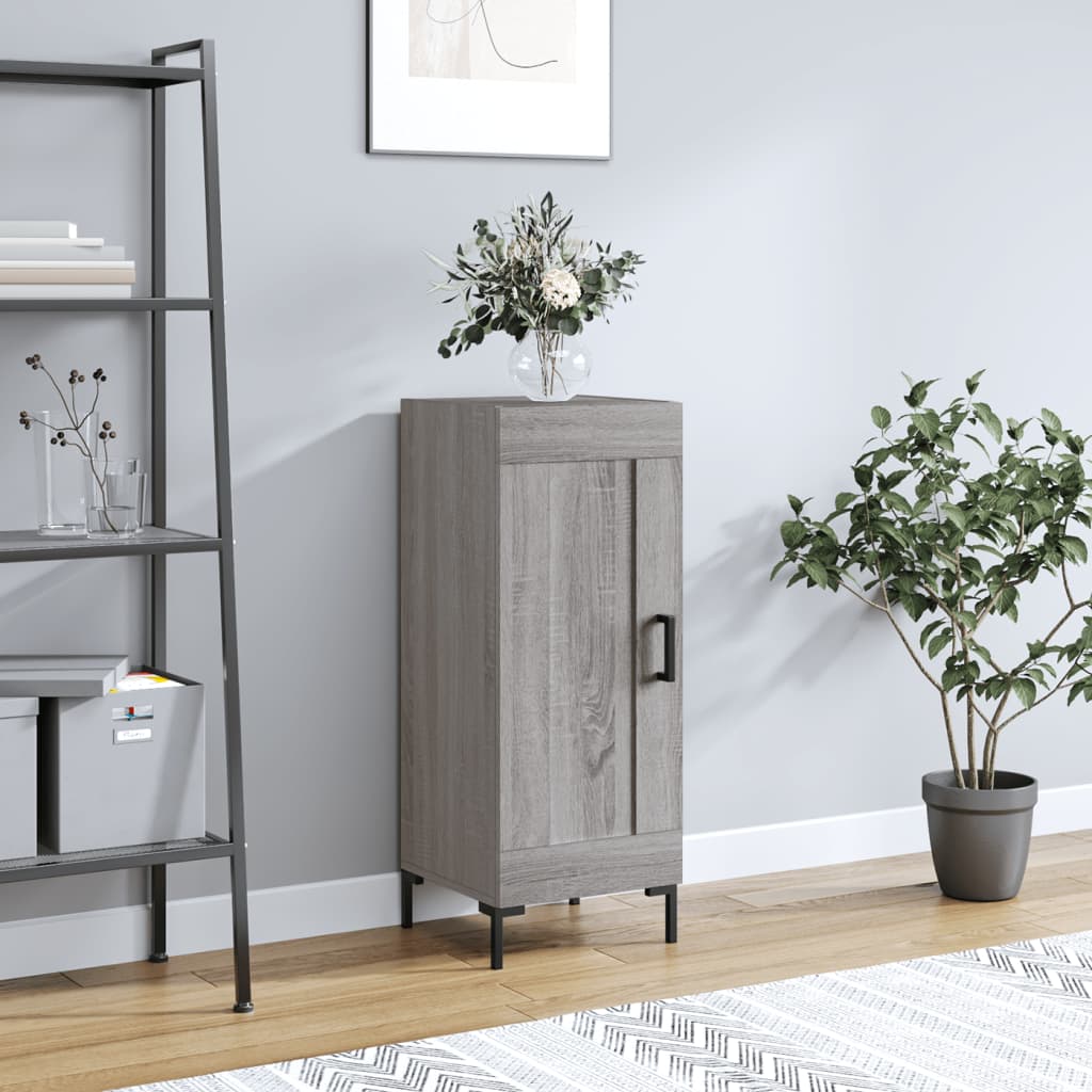 Buffet Sonoma gris 34,5x34x90 cm Bois d'ingénierie - XIOS
