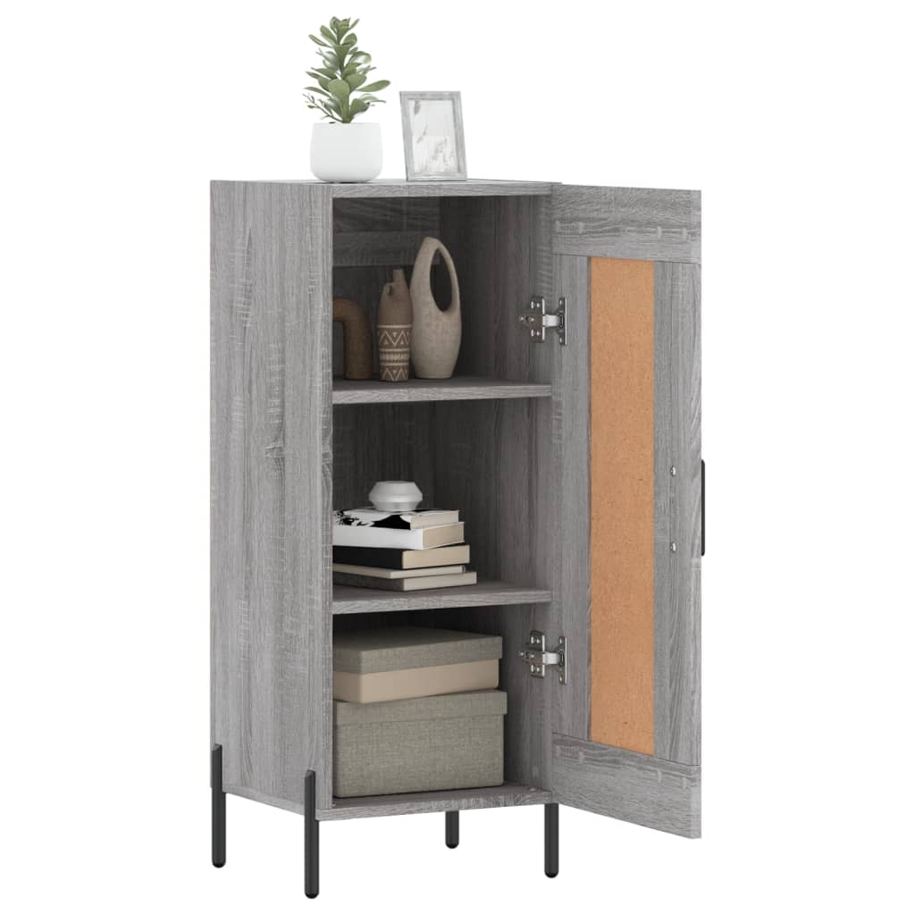 Buffet Sonoma gris 34,5x34x90 cm Bois d'ingénierie - XIOS