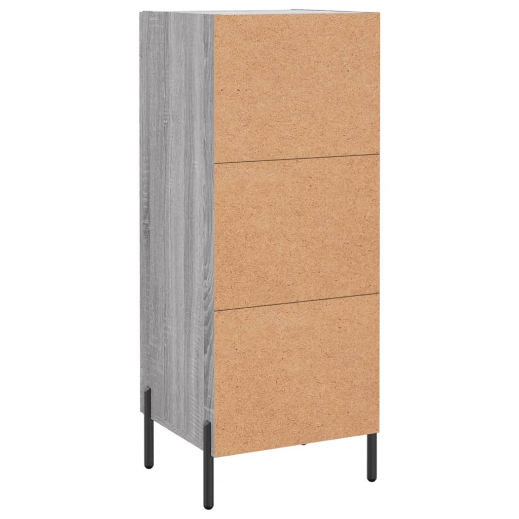 Buffet Sonoma gris 34,5x34x90 cm Bois d'ingénierie - XIOS