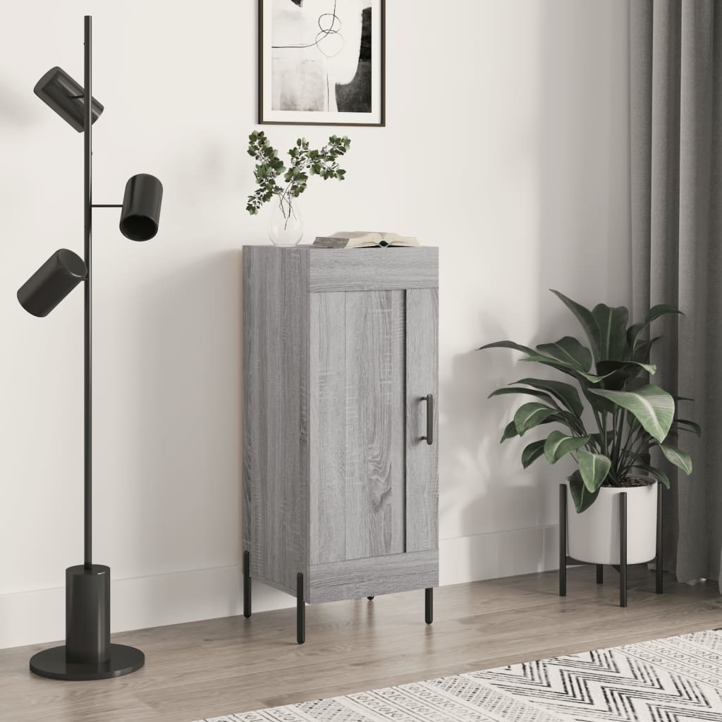Buffet Sonoma gris 34,5x34x90 cm Bois d'ingénierie - XIOS