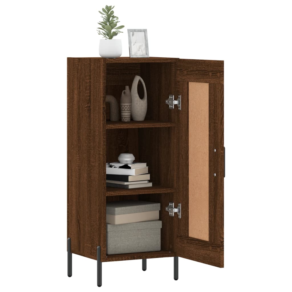 Buffet Chêne marron 34,5x34x90 cm Bois d'ingénierie - XIOS