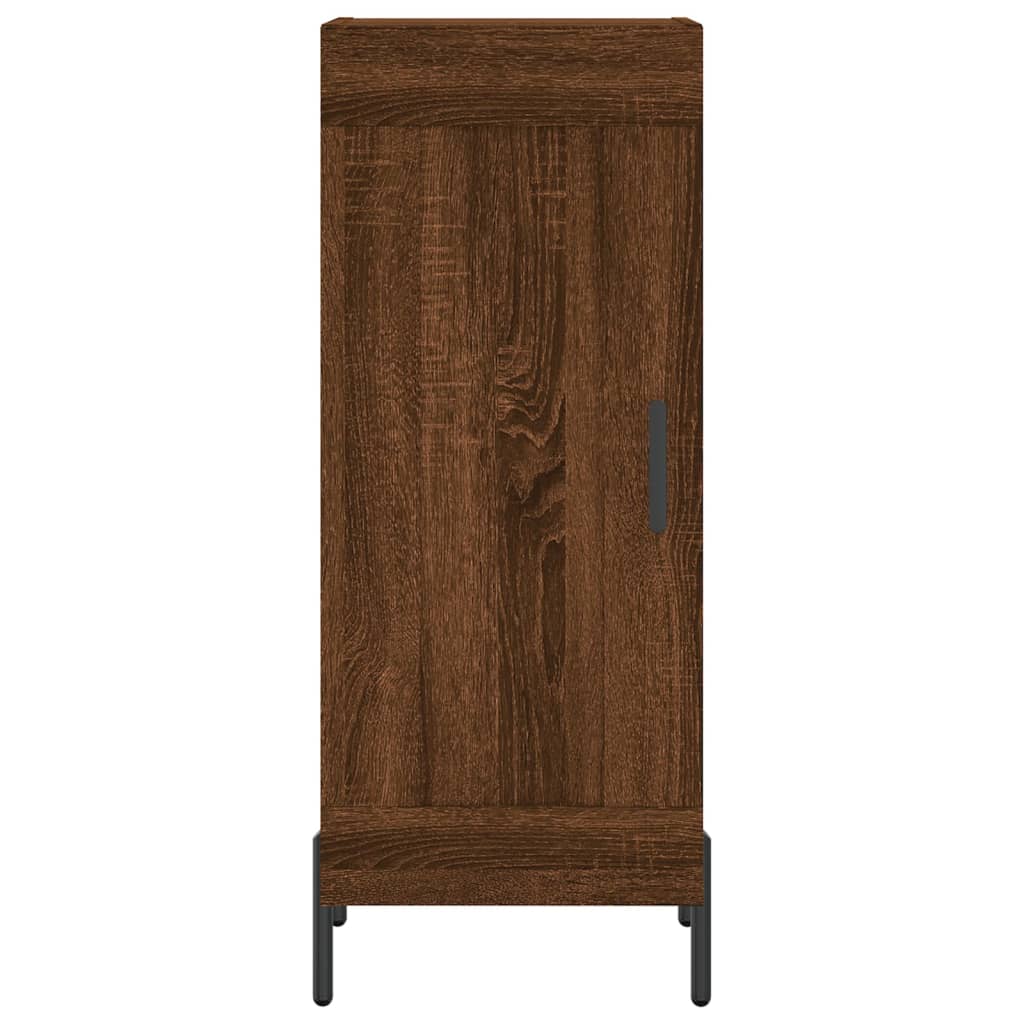Buffet Chêne marron 34,5x34x90 cm Bois d'ingénierie - XIOS
