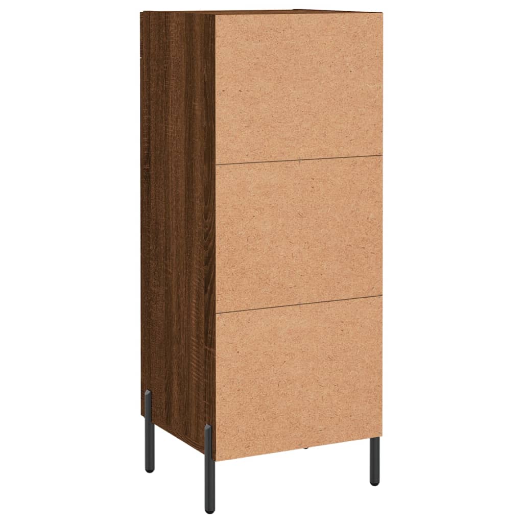 Buffet Chêne marron 34,5x34x90 cm Bois d'ingénierie - XIOS