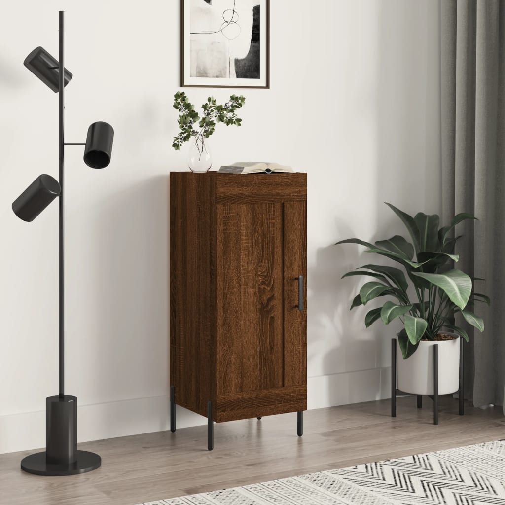 Buffet Chêne marron 34,5x34x90 cm Bois d'ingénierie - XIOS