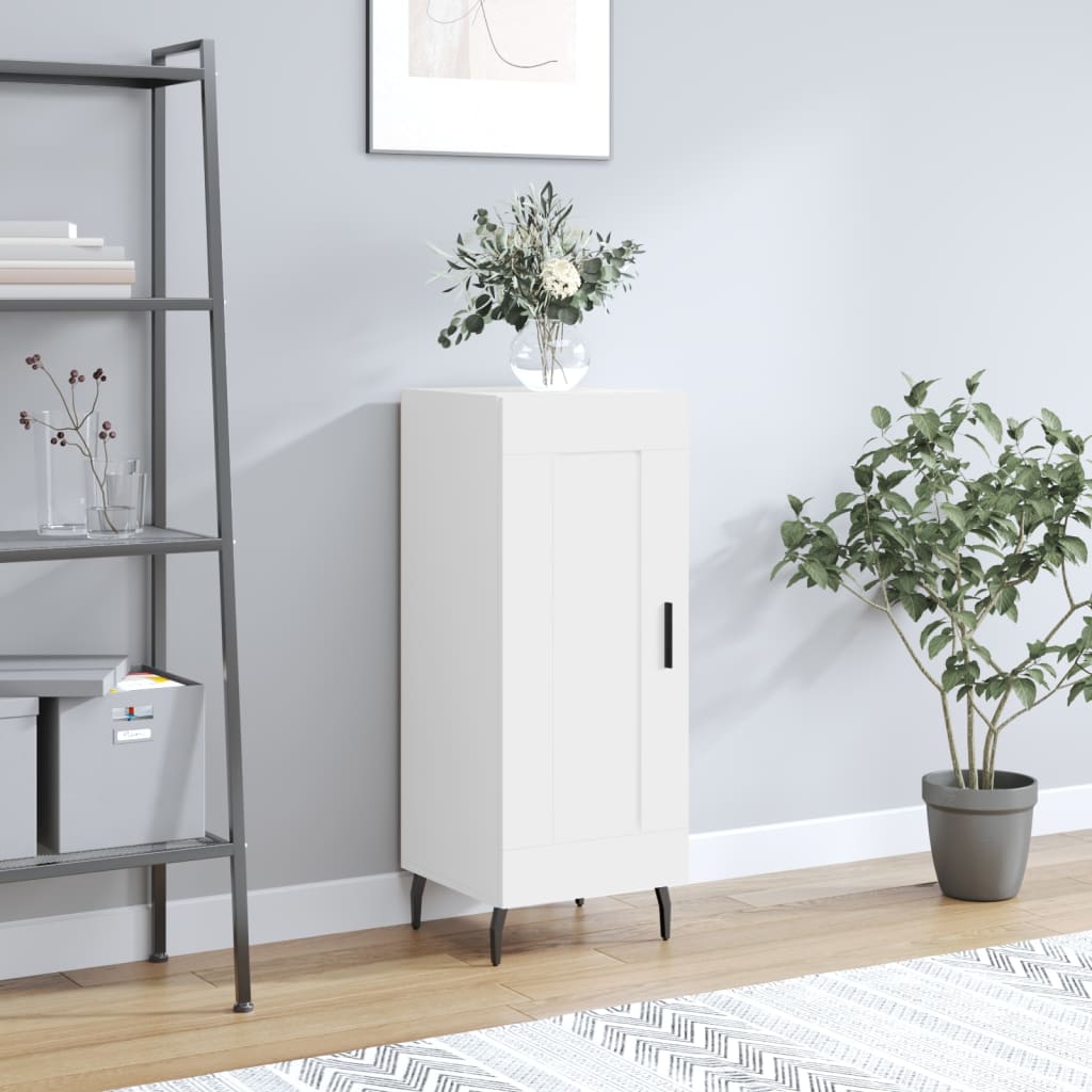 Buffet blanc 34,5x34x90 cm bois d'ingénierie - XIOS