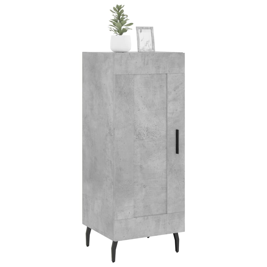 Buffet Gris béton 34,5x34x90 cm Bois d'ingénierie - XIOS
