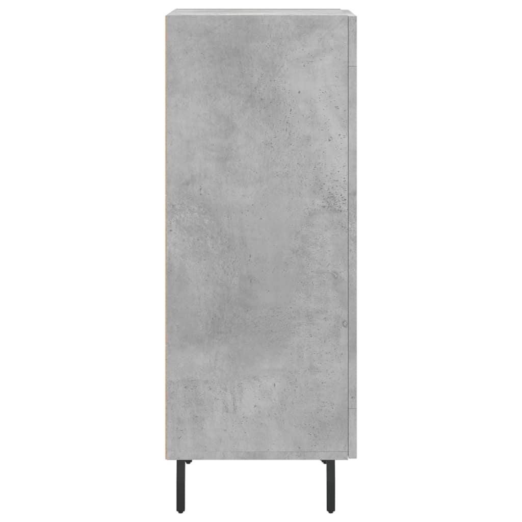Buffet Gris béton 34,5x34x90 cm Bois d'ingénierie - XIOS