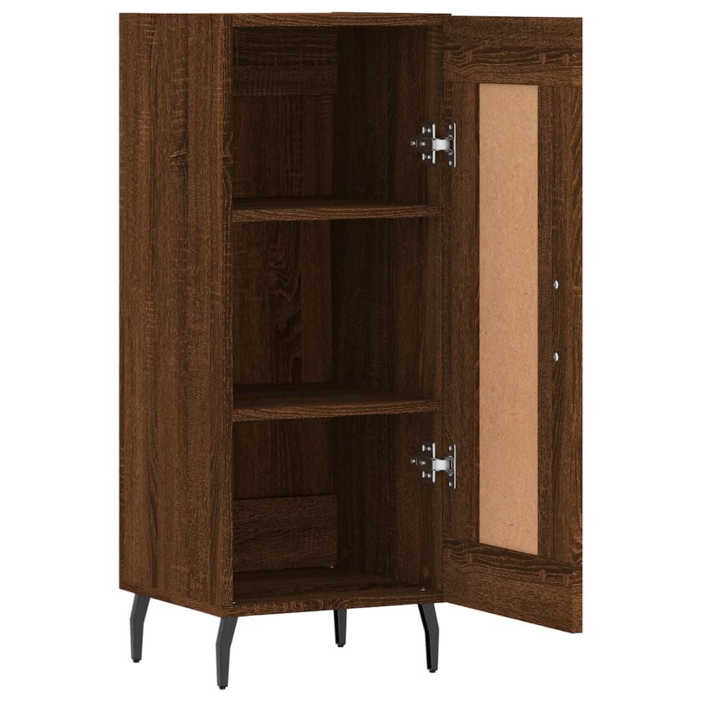 Buffet Chêne marron 34,5x34x90 cm Bois d'ingénierie - XIOS