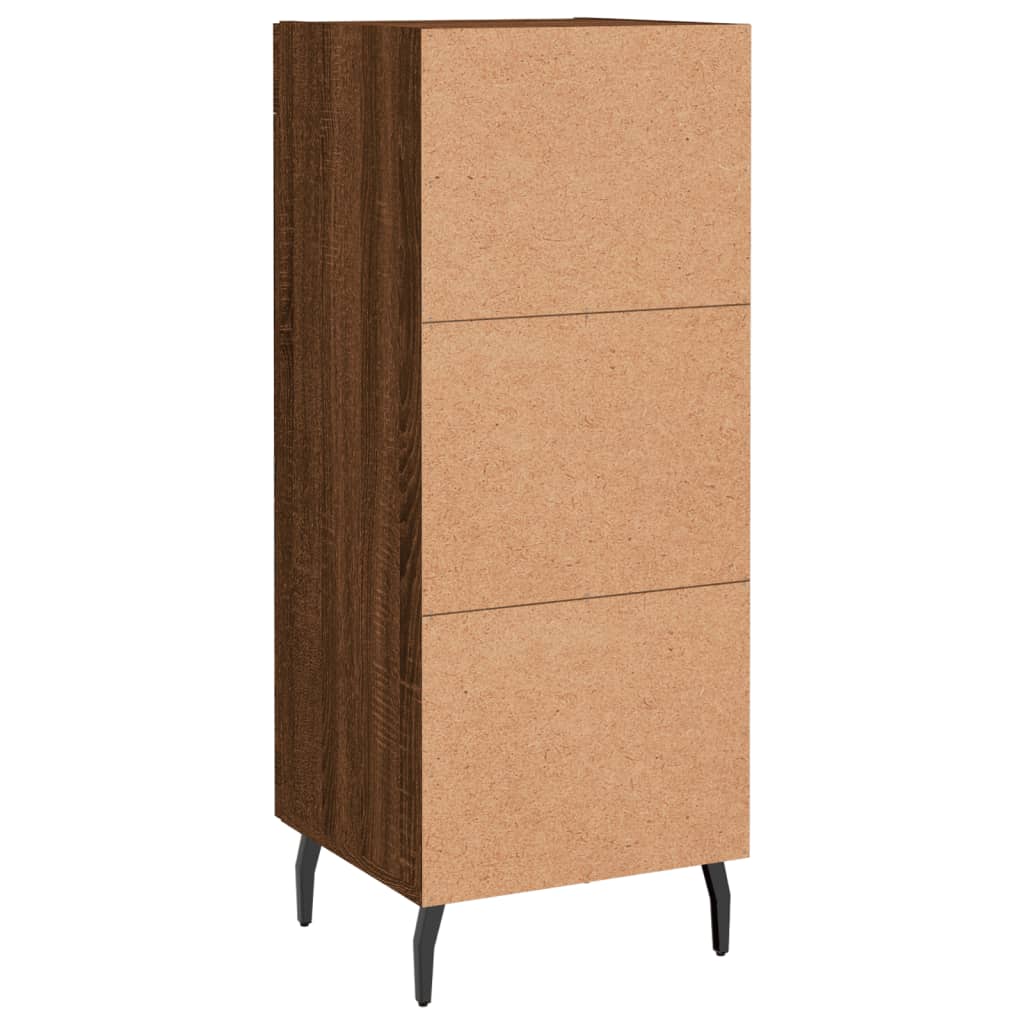 Buffet Chêne marron 34,5x34x90 cm Bois d'ingénierie - XIOS