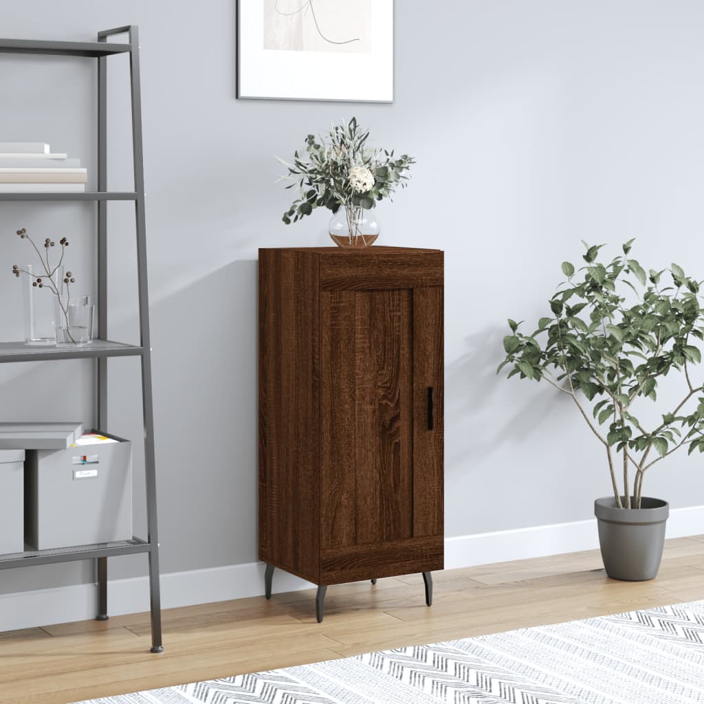 Buffet Chêne marron 34,5x34x90 cm Bois d'ingénierie - XIOS