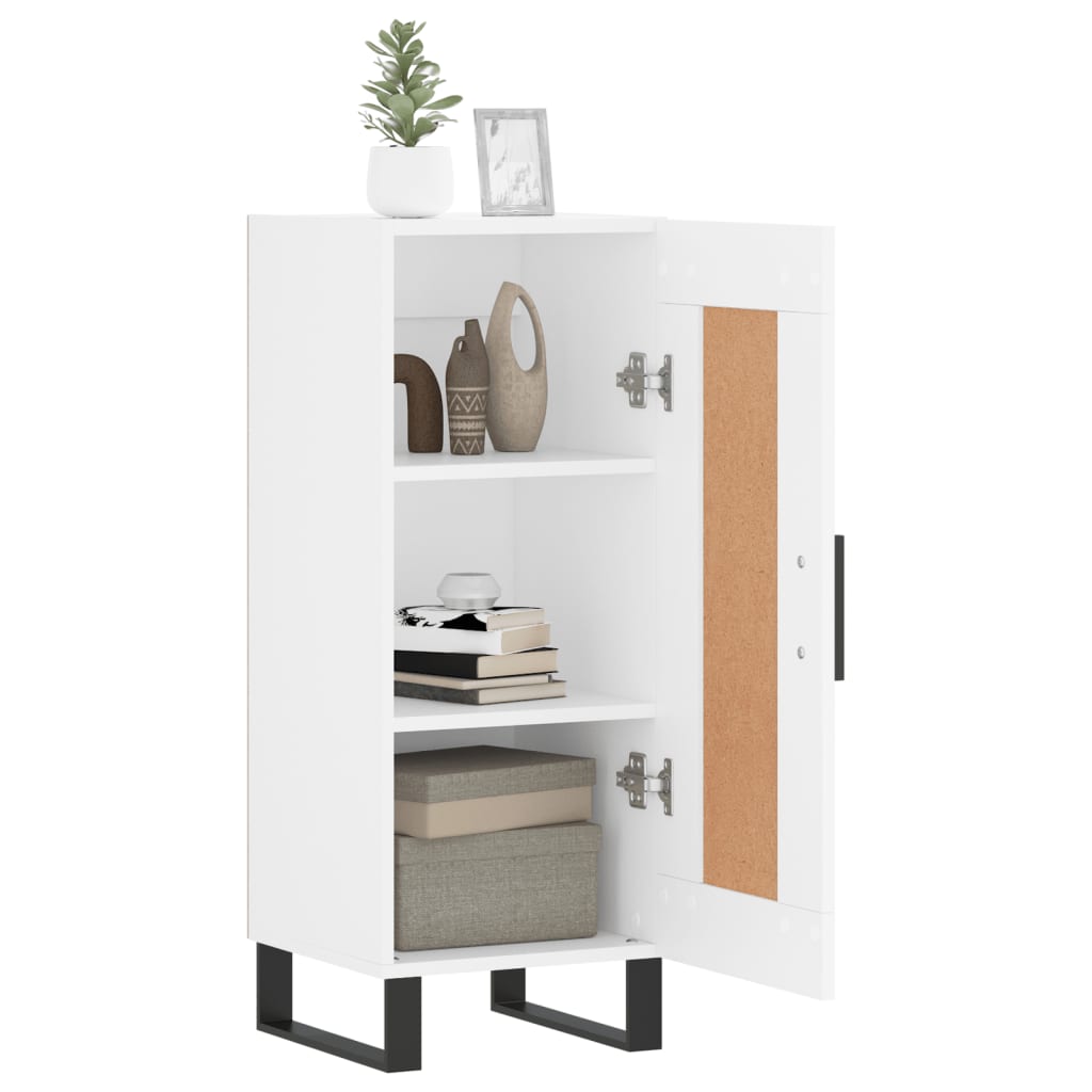 Buffet blanc 34,5x34x90 cm bois d'ingénierie - XIOS