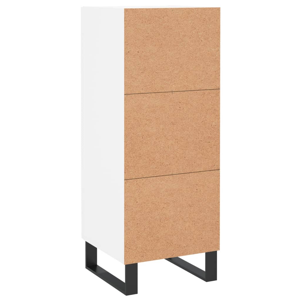Buffet blanc 34,5x34x90 cm bois d'ingénierie - XIOS