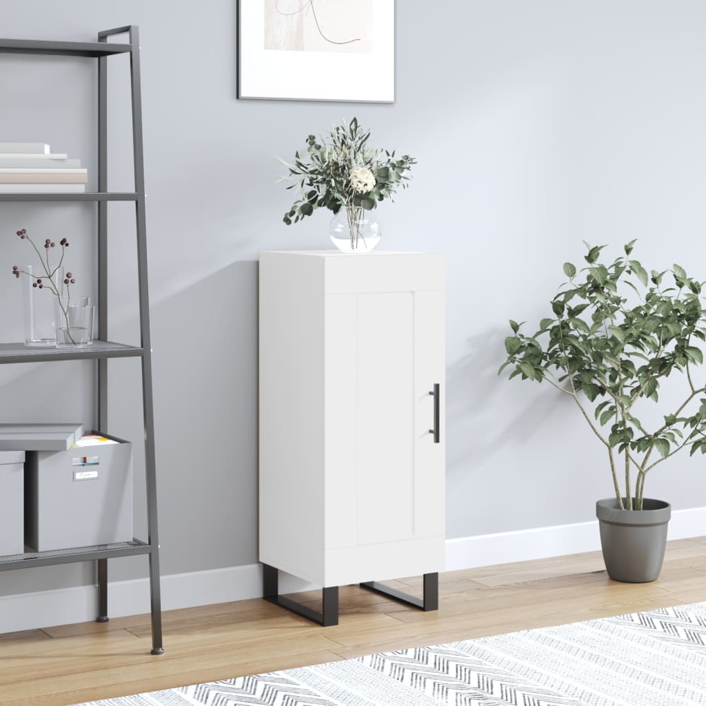 Buffet blanc 34,5x34x90 cm bois d'ingénierie - XIOS