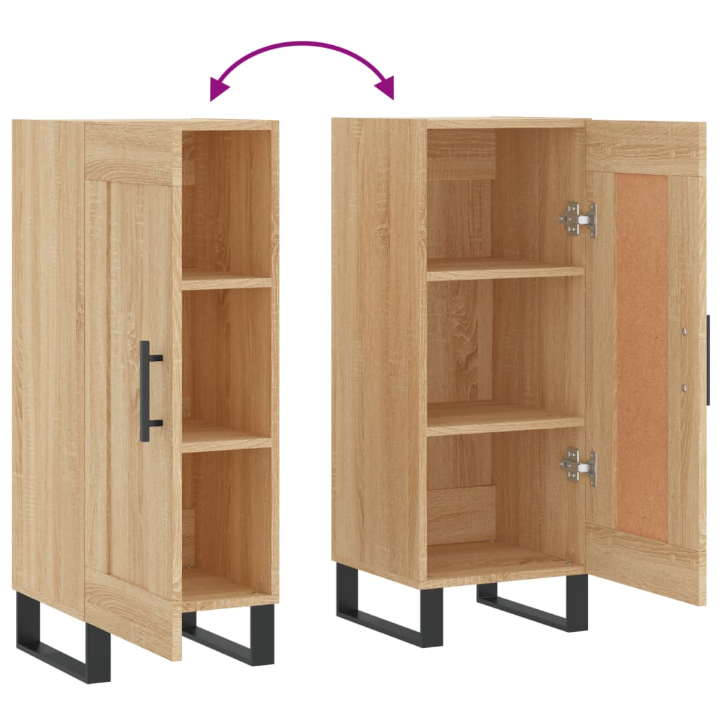 Buffet Chêne sonoma 34,5x34x90 cm Bois d'ingénierie - XIOS