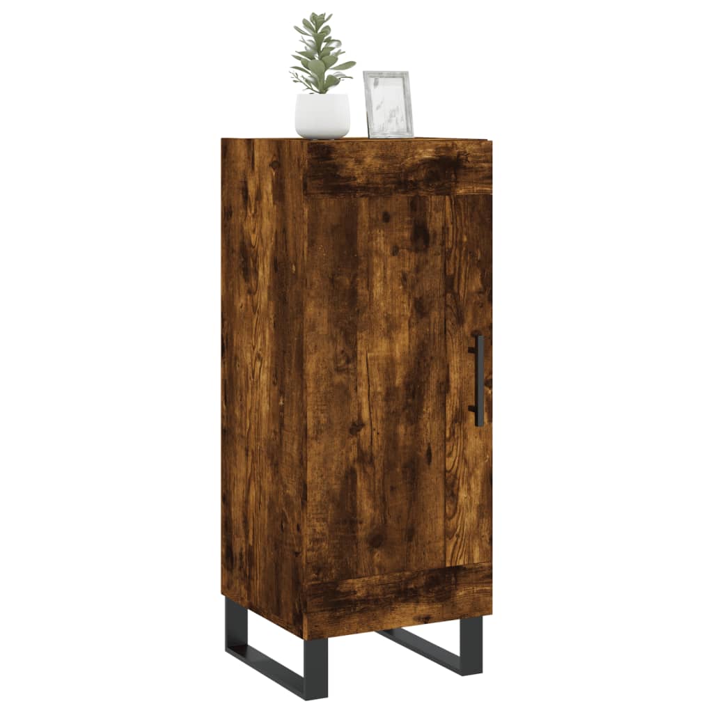 Buffet Chêne fumé 34,5x34x90 cm Bois d'ingénierie - XIOS
