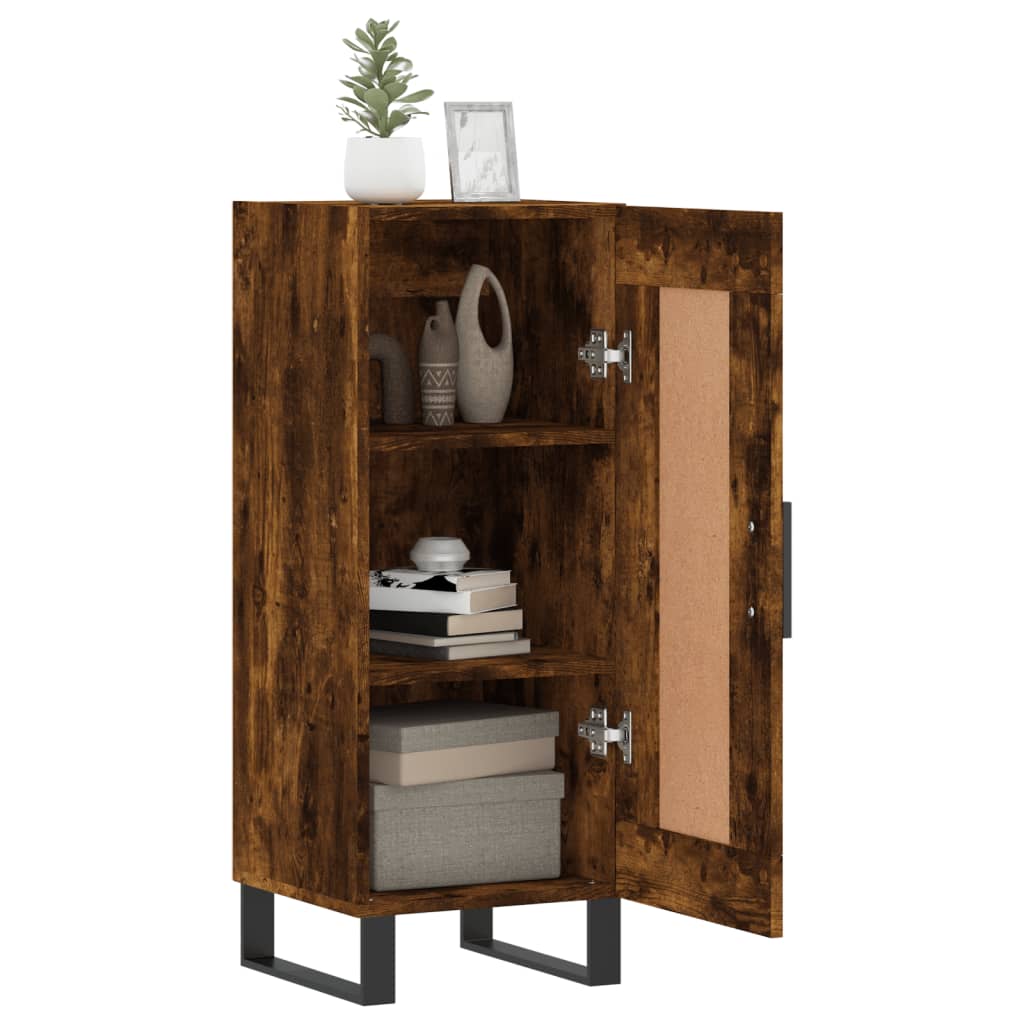 Buffet Chêne fumé 34,5x34x90 cm Bois d'ingénierie - XIOS