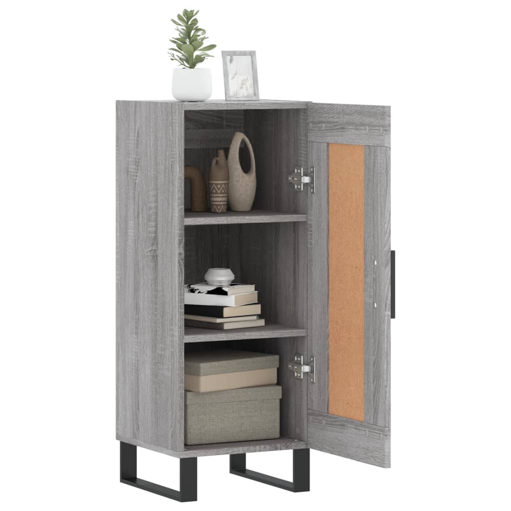 Buffet Sonoma gris 34,5x34x90 cm Bois d'ingénierie - XIOS