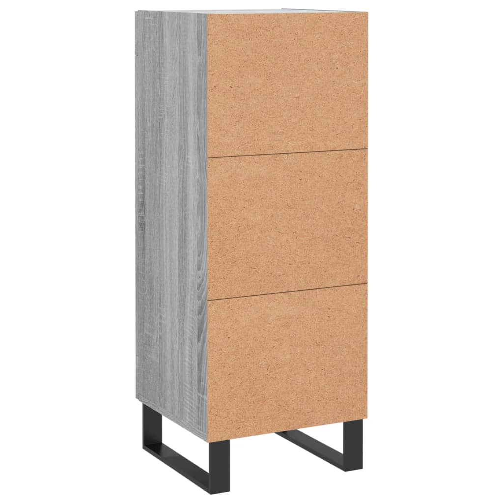 Buffet Sonoma gris 34,5x34x90 cm Bois d'ingénierie - XIOS