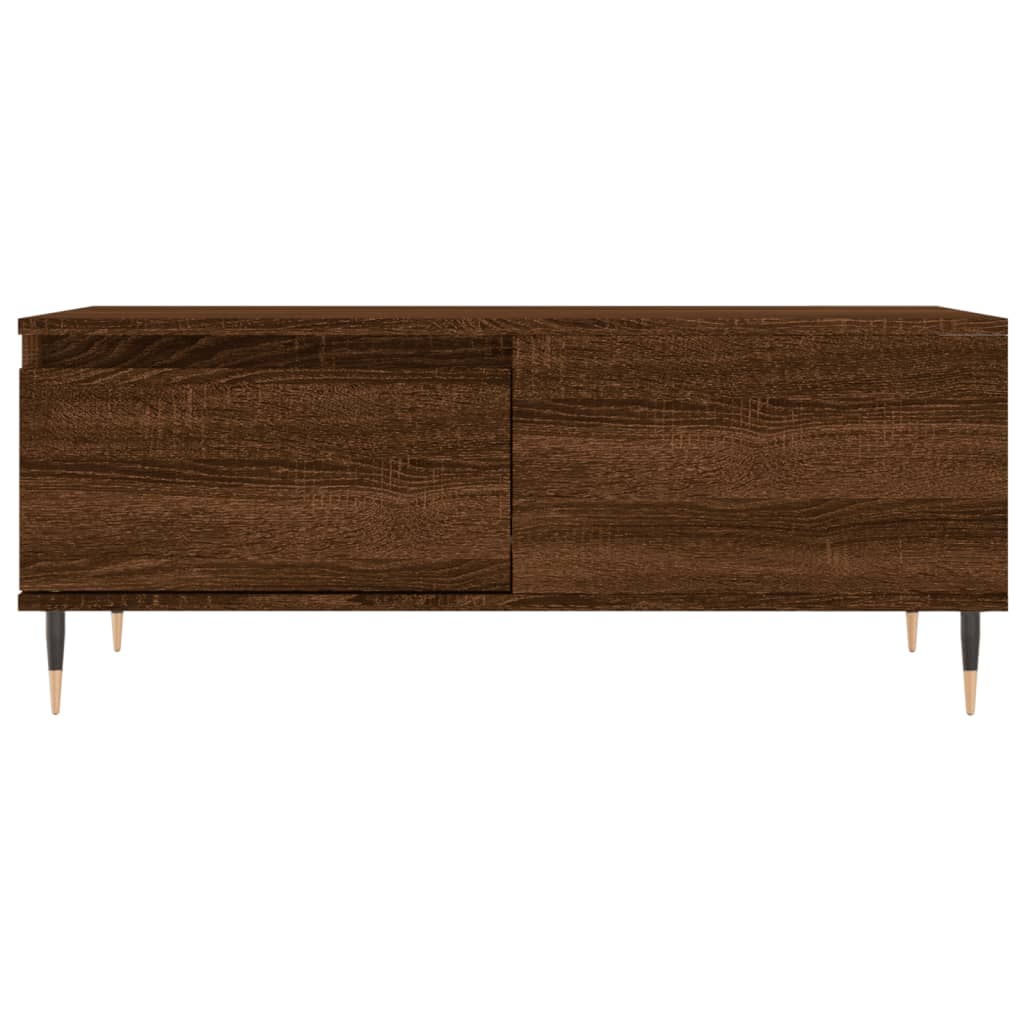 Table basse Chêne marron 90x50x36,5 cm Bois d'ingénierie - XIOS