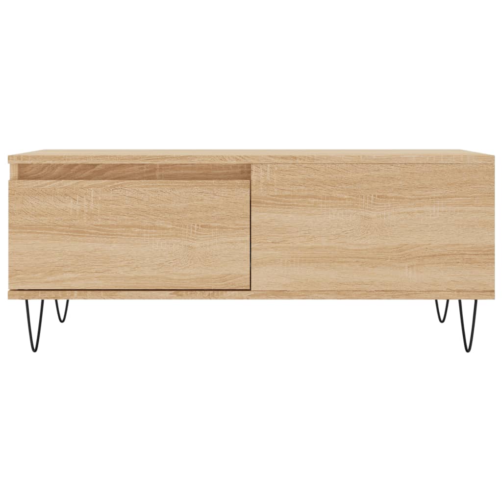 Table basse Chêne sonoma 90x50x36,5 cm Bois d'ingénierie - XIOS