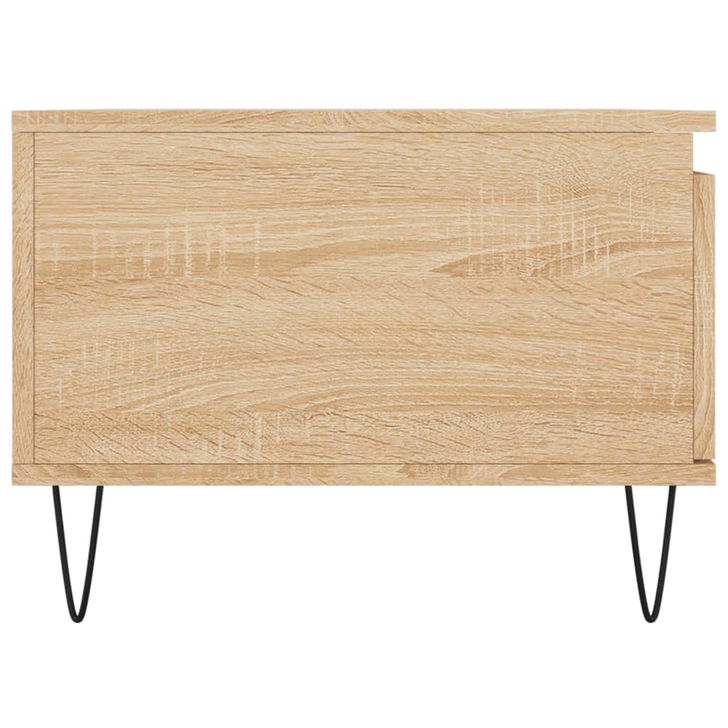 Table basse Chêne sonoma 90x50x36,5 cm Bois d'ingénierie - XIOS