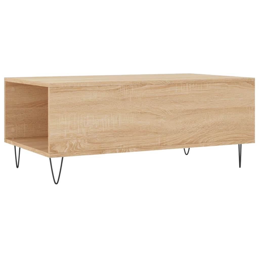 Table basse Chêne sonoma 90x50x36,5 cm Bois d'ingénierie - XIOS