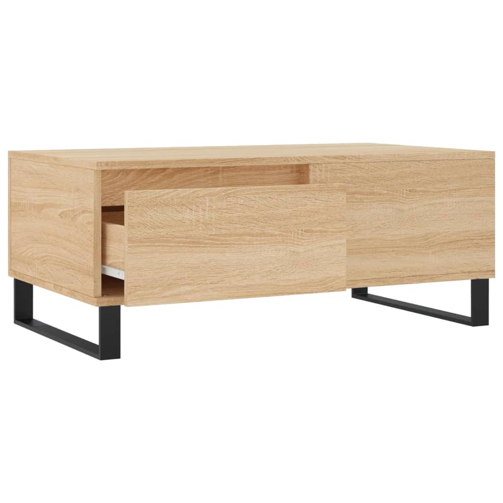 Table basse Chêne sonoma 90x50x36,5 cm Bois d'ingénierie - XIOS