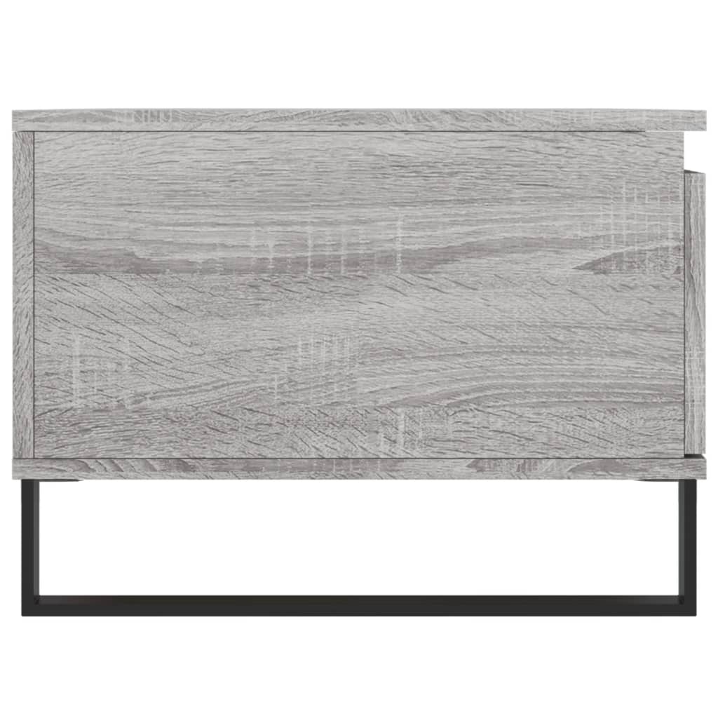 Table basse Sonoma gris 90x50x36,5 cm Bois d'ingénierie - XIOS