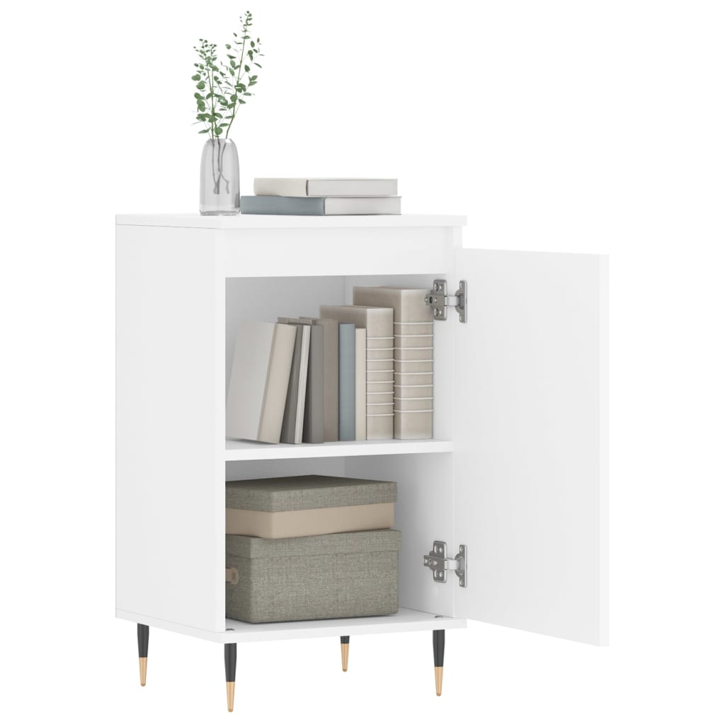 Buffet blanc 40x35x70 cm bois d’ingénierie - XIOS