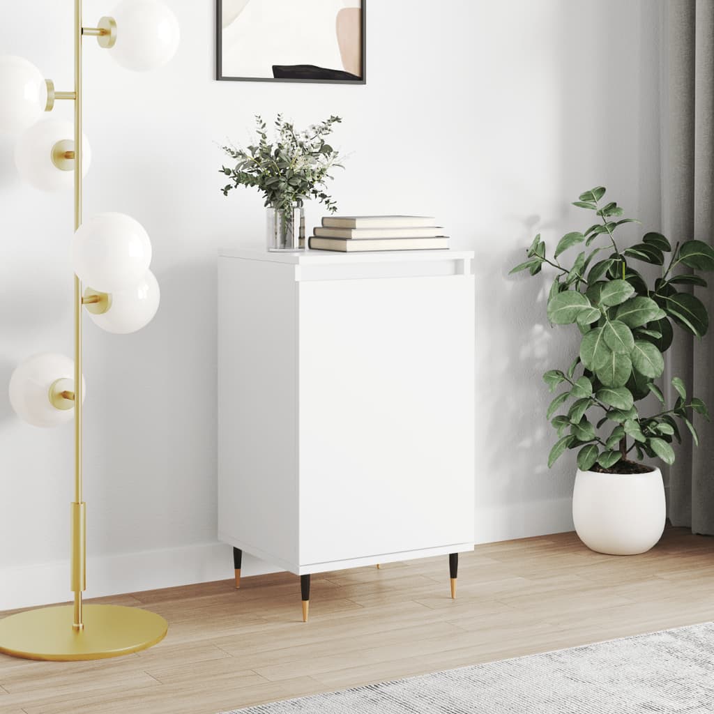 Buffet blanc 40x35x70 cm bois d’ingénierie - XIOS