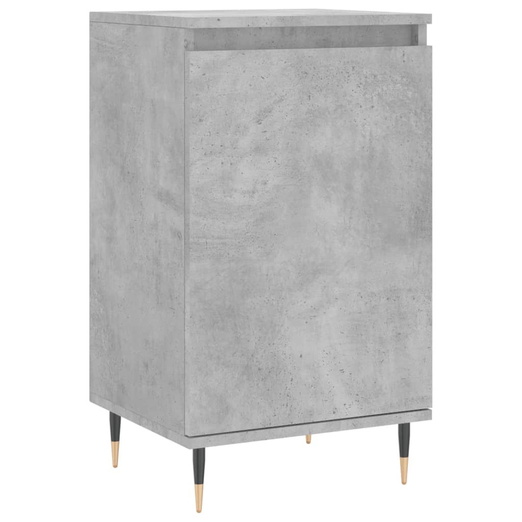 Buffets 2 pcs gris béton 40x35x70 cm bois d'ingénierie - XIOS