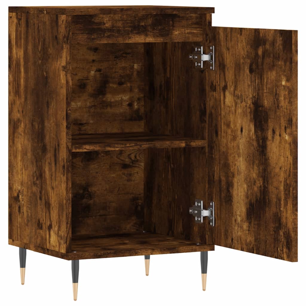 Buffet chêne fumé 40x35x70 cm bois d'ingénierie - XIOS