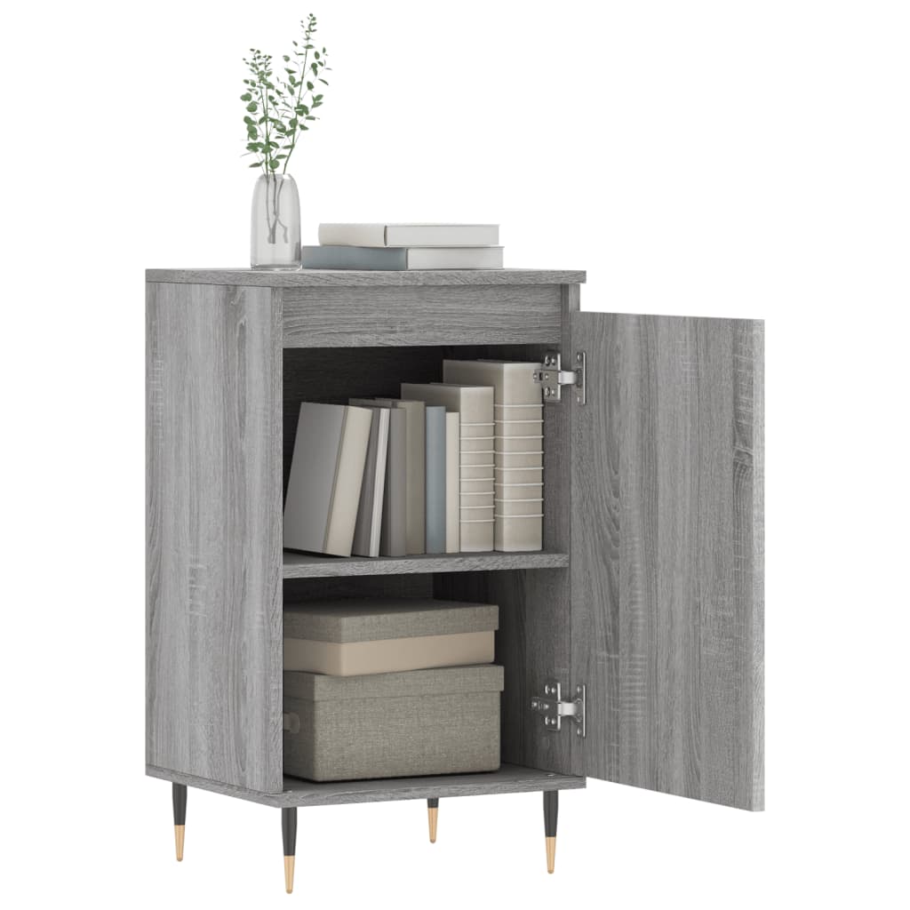 Buffet sonoma gris 40x35x70 cm bois d'ingénierie - XIOS