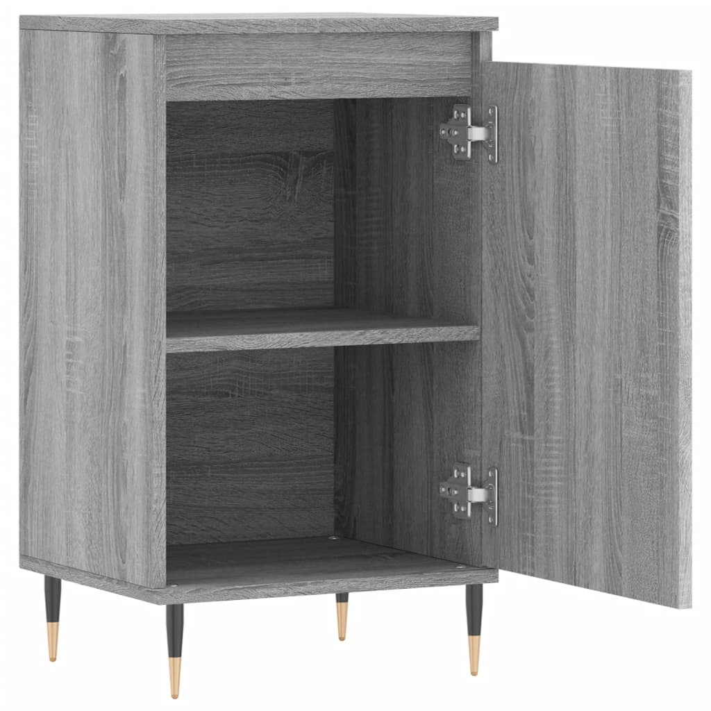 Buffet sonoma gris 40x35x70 cm bois d'ingénierie - XIOS