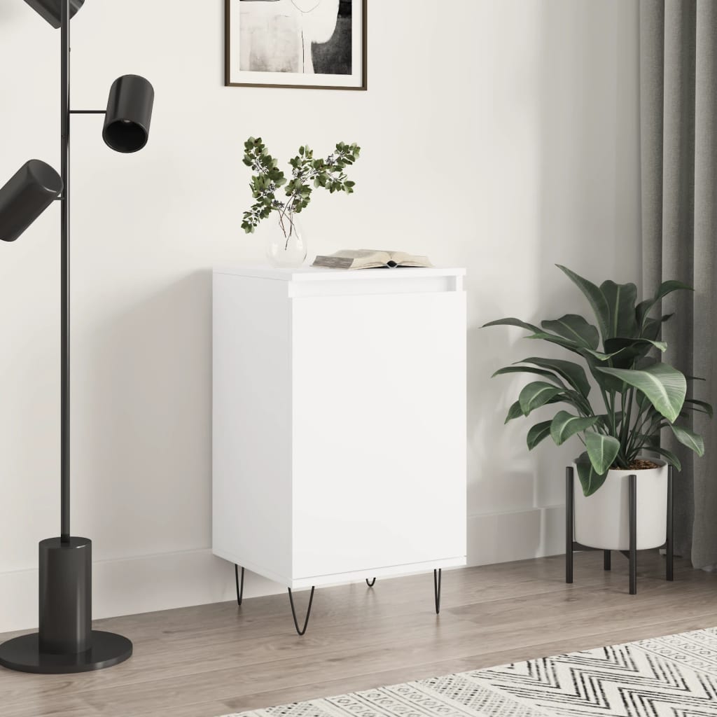 Buffet blanc 40x35x70 cm bois d’ingénierie - XIOS