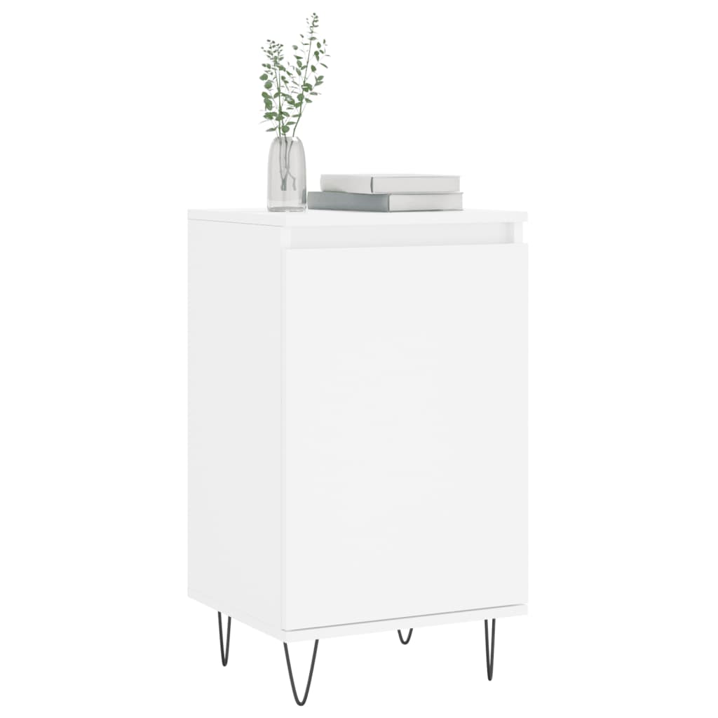 Buffets 2 pcs blanc 40x35x70 cm bois d’ingénierie - XIOS