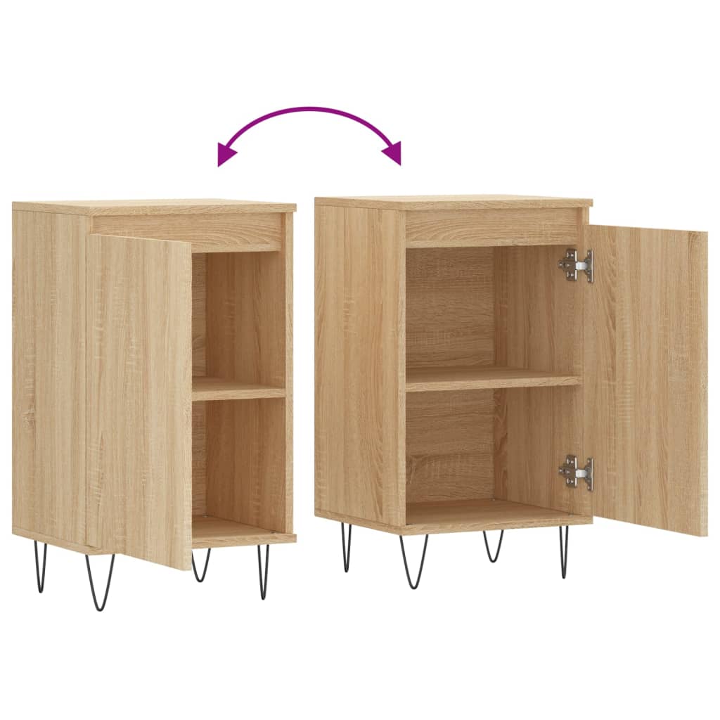 Buffet chêne sonoma 40x35x70 cm bois d'ingénierie - XIOS
