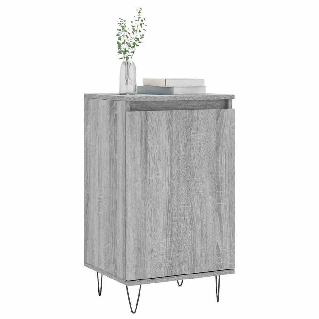 Buffet sonoma gris 40x35x70 cm bois d'ingénierie - XIOS
