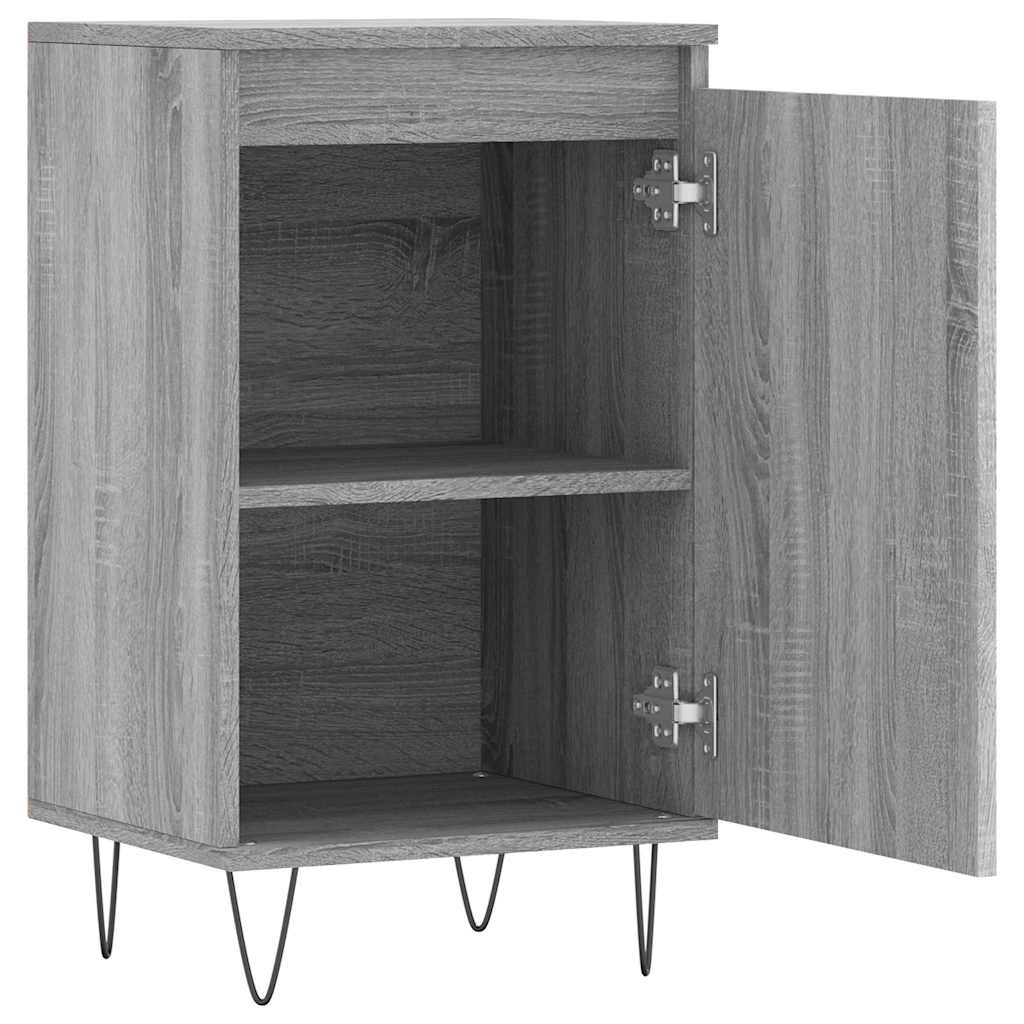 Buffet sonoma gris 40x35x70 cm bois d'ingénierie - XIOS
