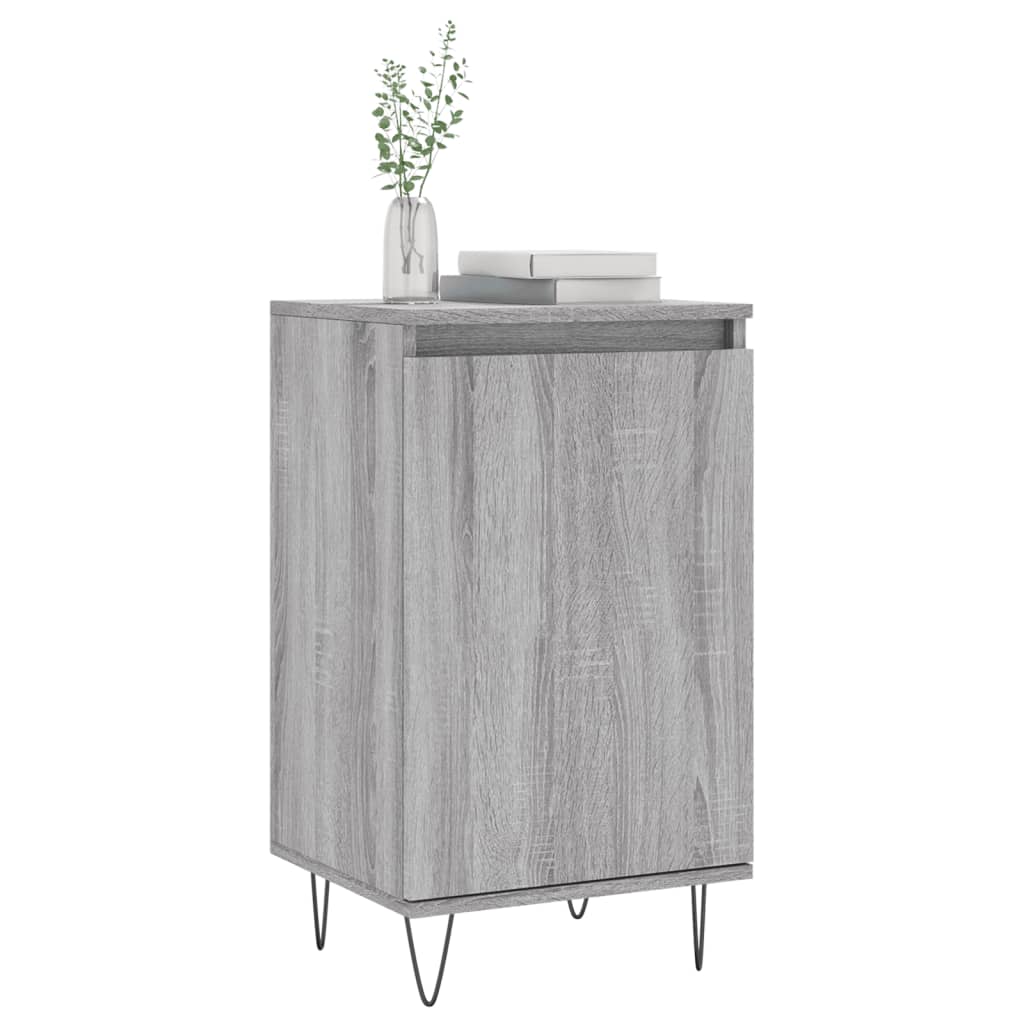 Buffets 2 pcs sonoma gris 40x35x70 cm bois d'ingénierie - XIOS