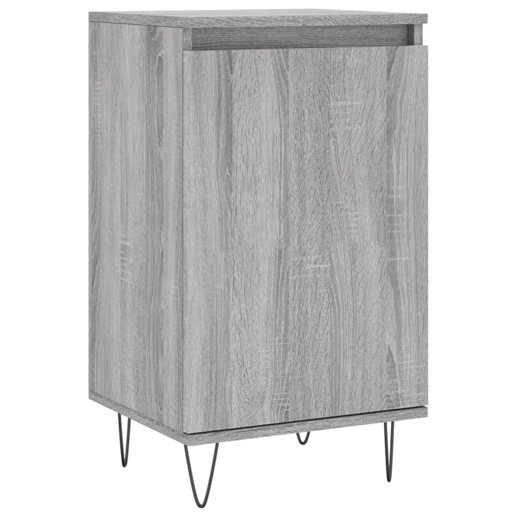 Buffets 2 pcs sonoma gris 40x35x70 cm bois d'ingénierie - XIOS
