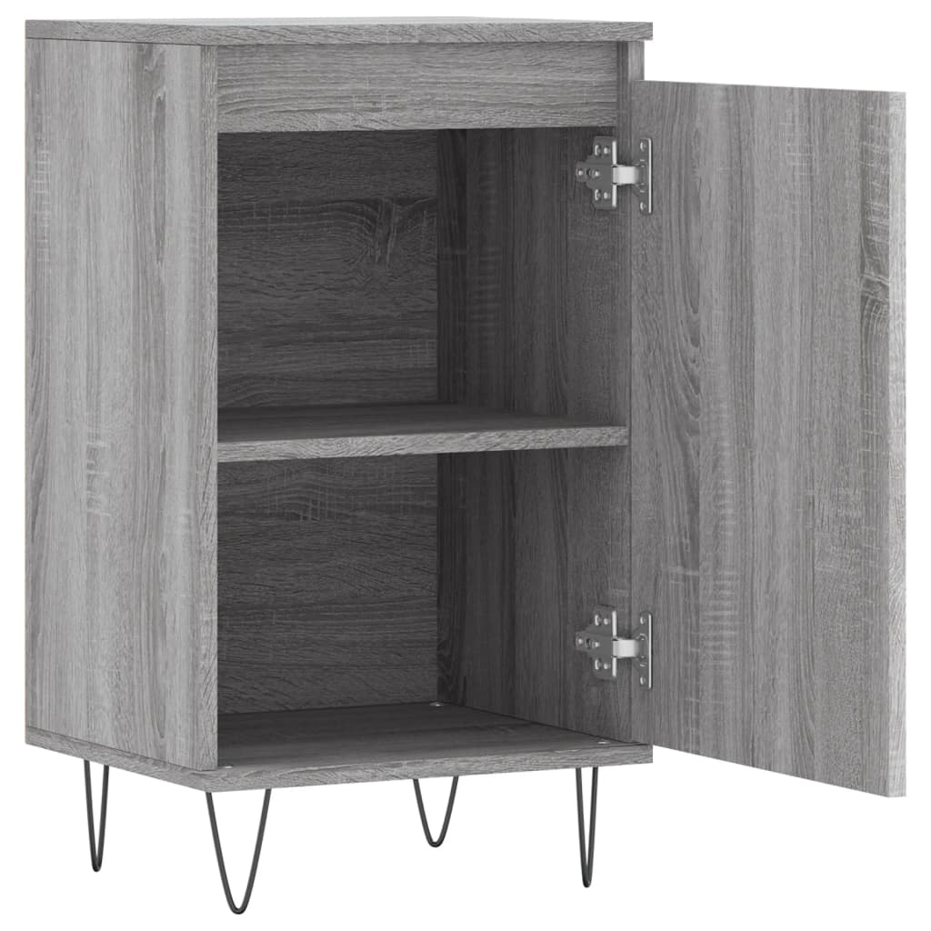 Buffets 2 pcs sonoma gris 40x35x70 cm bois d'ingénierie - XIOS