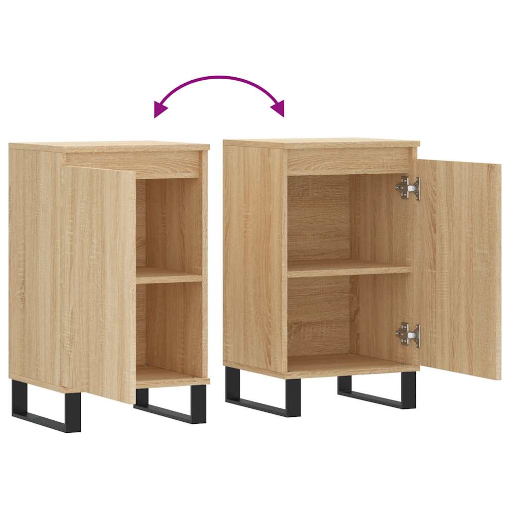 Buffet chêne sonoma 40x35x70 cm bois d'ingénierie - XIOS