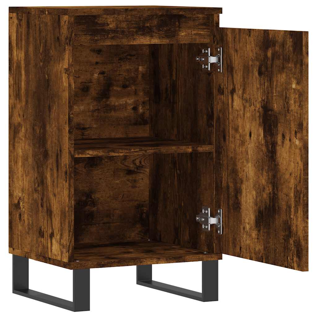 Buffet chêne fumé 40x35x70 cm bois d'ingénierie - XIOS