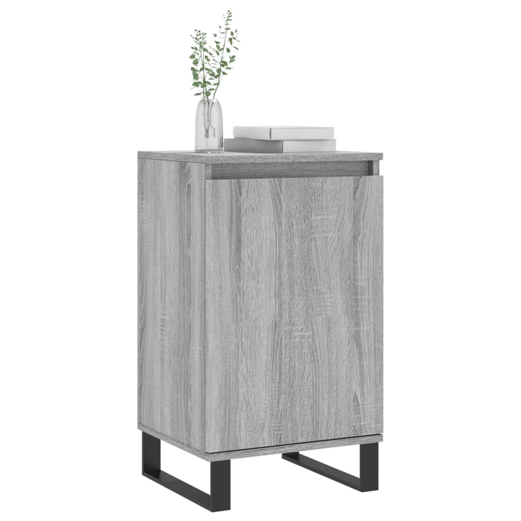 Buffets 2 pcs sonoma gris 40x35x70 cm bois d'ingénierie - XIOS