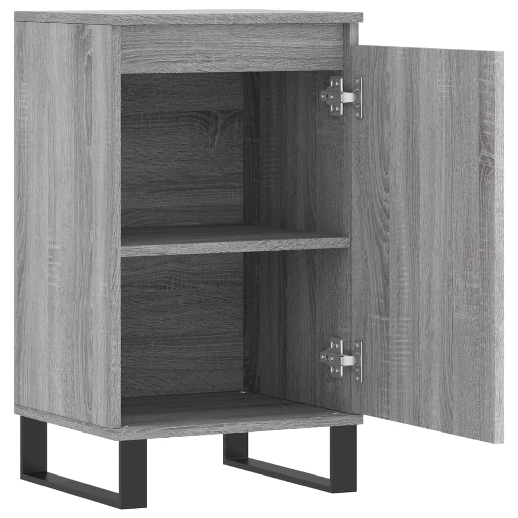 Buffets 2 pcs sonoma gris 40x35x70 cm bois d'ingénierie - XIOS