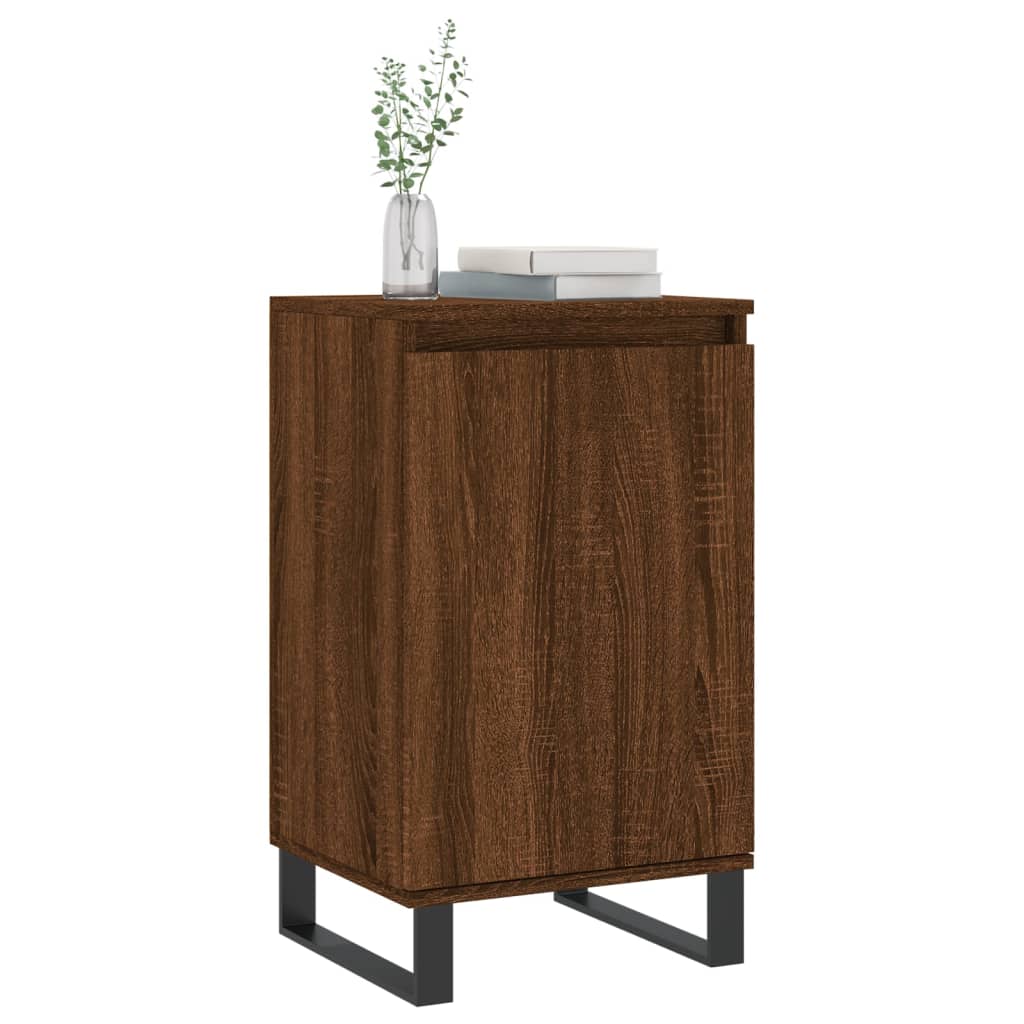 Buffets 2 pcs chêne marron 40x35x70 cm bois d'ingénierie - XIOS